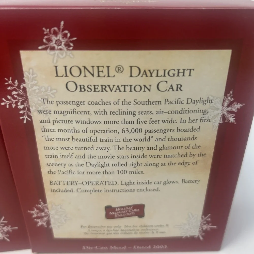 Hallmark keepsake lionel